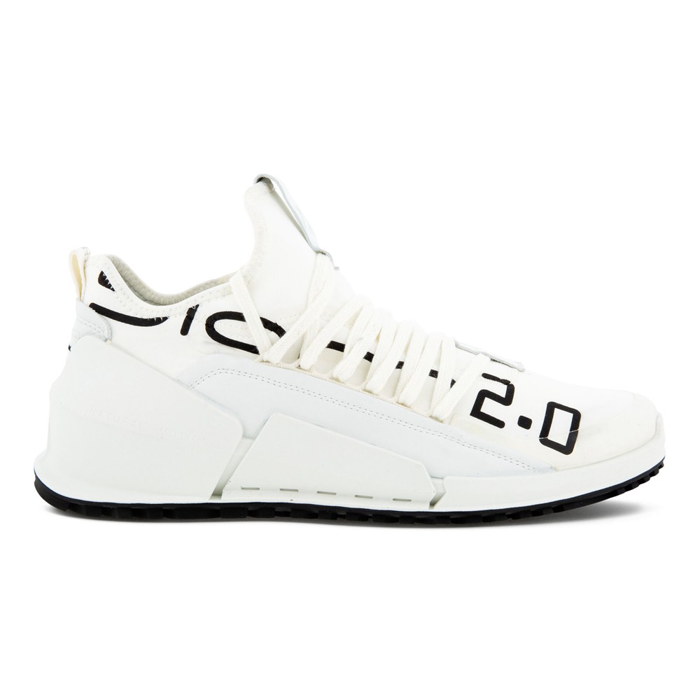 ECCO Mens Sneakers White - Biom 2.0 Low Tex - SWB-021547